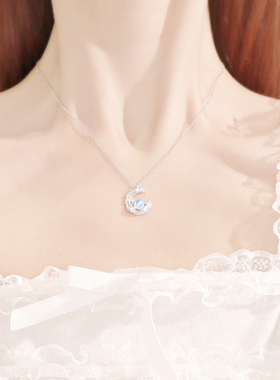 羽翼相伴纯银小众项链锁骨链女