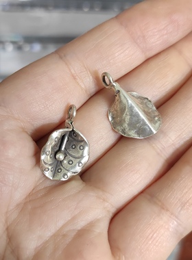 泰国清迈手工银手链项链配件diy手作串珠吊坠花朵100元包邮53 75