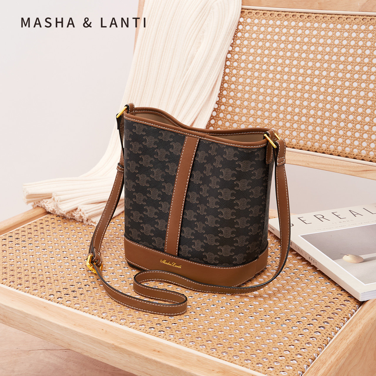 马莎兰缇宠粉福利129元/件 2026新款单肩斜挎包包女士经典手提包