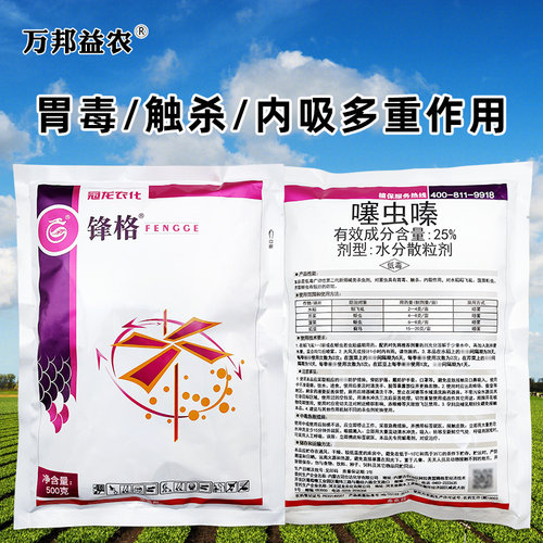 噻虫螓25%噻虫嗪杀虫剂农药农用水稻飞虱蚜虫药蓟马通用杀虫药 - 图3