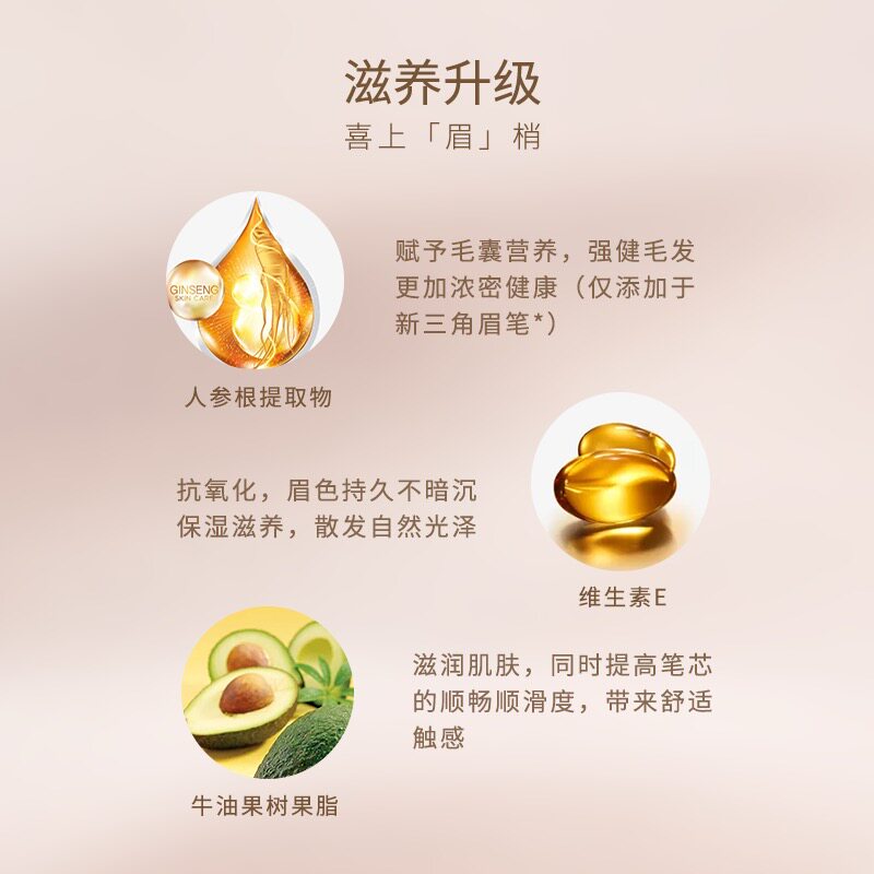 珂曼小白极细超细头防水防汗眉笔 caremille珂曼眉笔/眉粉/眉膏
