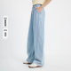 Navigare ຝ້າຍແອວສູງ denim pants ກ້ວຍ