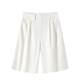 Small sailboat summer white casual mid-season pants