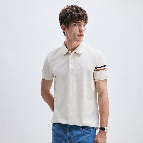 Navigare意大利小帆船休闲保罗polo衫男士短袖通勤T恤半袖上衣夏 - 图1