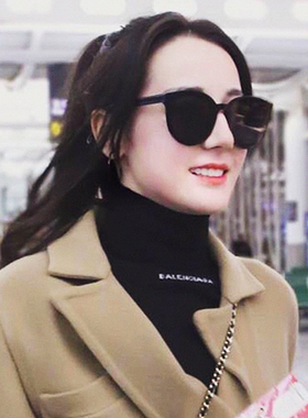 gm墨镜女款迪丽热巴同款太阳眼镜开车遮阳防晒防紫外线圆脸韩版潮