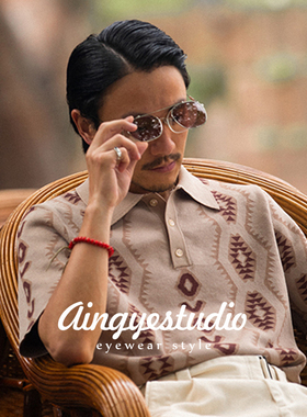 日夜两用双层复古翻盖墨镜男女个性金属框方形遮阳开车太阳眼镜潮