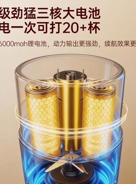 中科电榨汁机玻璃小型家用料理机