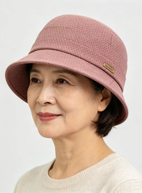 四季防风优雅妈妈奶奶渔夫帽