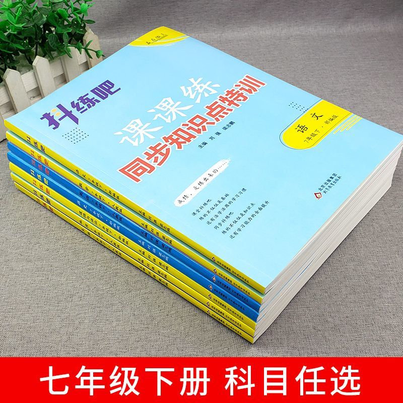 2024七年级下册同步练习册语文数学英语人教版教材书全套试卷测试卷一课一练专题专项训练 初一7下学期初中必刷题教辅书资料 - 图0