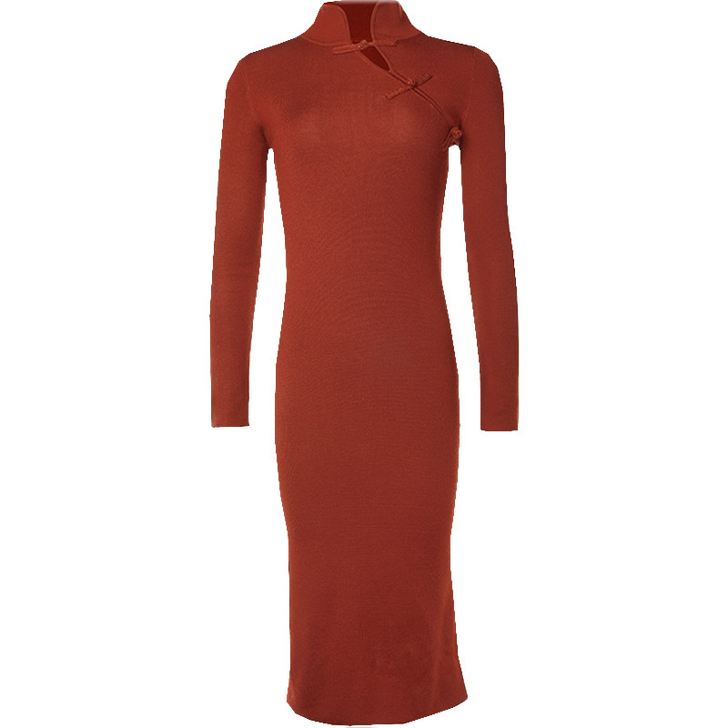 中长款改良版2020春季新款连衣裙 mixselection连衣裙