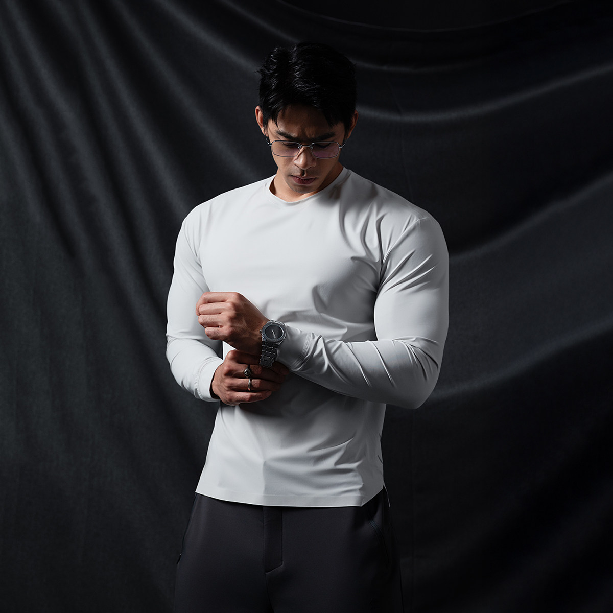 Monster Guardians银标系列三色通勤吸湿速干健身训练运动长袖男,淘宝优惠券,粉丝福利购,淘宝优惠卷