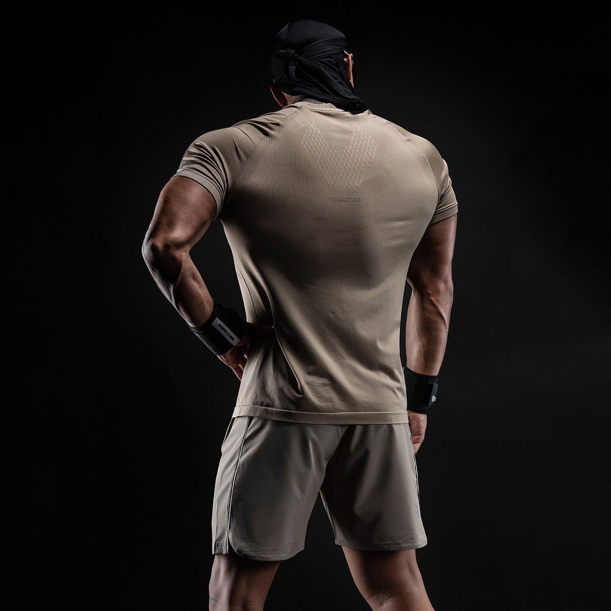 Monster Guardians男子夏季一体编织吸湿排汗训练运动健身短袖T恤,淘宝优惠券,粉丝福利购,淘宝优惠卷