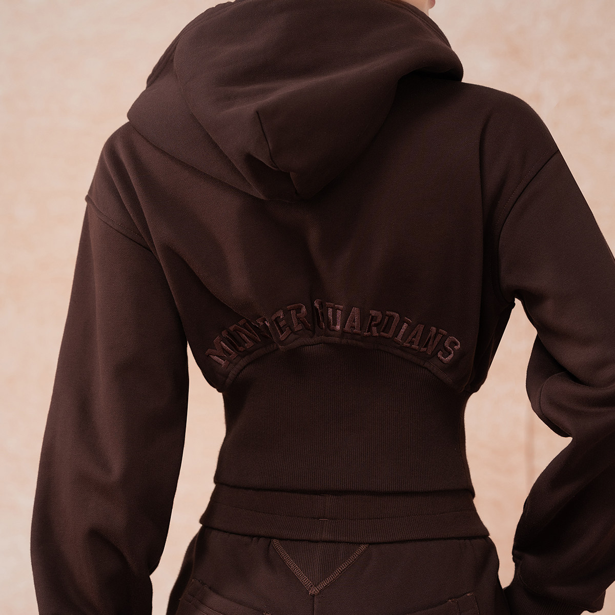 Monster Guardians 恣意系列女子显瘦春秋薄绒连帽运动卫衣套装,淘宝优惠券,粉丝福利购,淘宝优惠卷