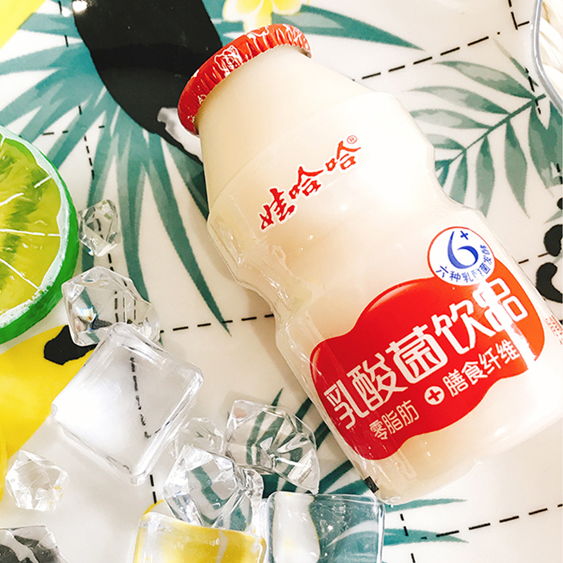 娃哈哈乳酸菌饮品100ml*40瓶益生菌营养早餐儿童饮料饮料整箱批发 - 图0