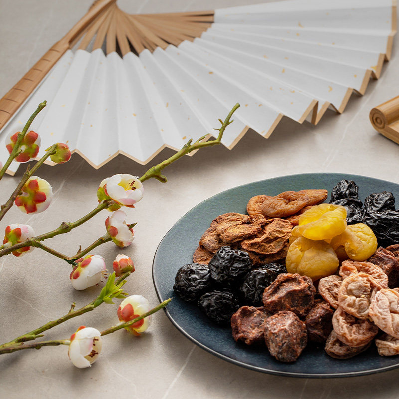 小梅屋梅子盒装组合 蜂蜜梅饼青梅蜜饯果干酸话梅子乌梅休闲零食