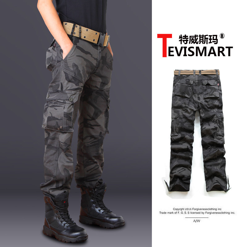 特威斯玛男装夏季男宽松休闲工装裤 特威斯玛休闲裤