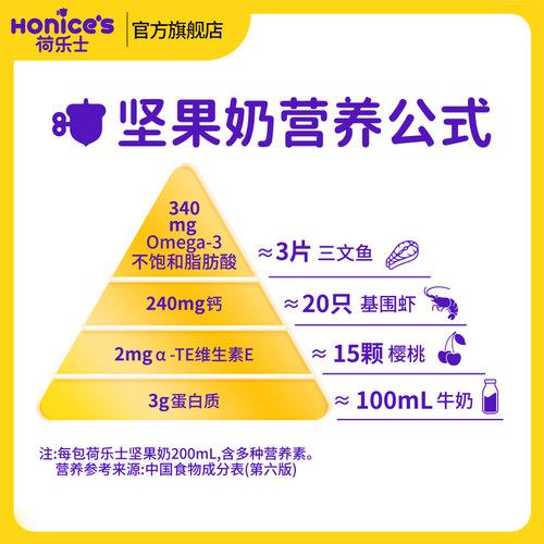 荷乐士喝的每日坚果奶 低糖高钙200mLx12盒 孕妇植物奶马年节礼盒 - 图0