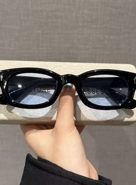 美式复古玳瑁方框遮阳显脸墨镜