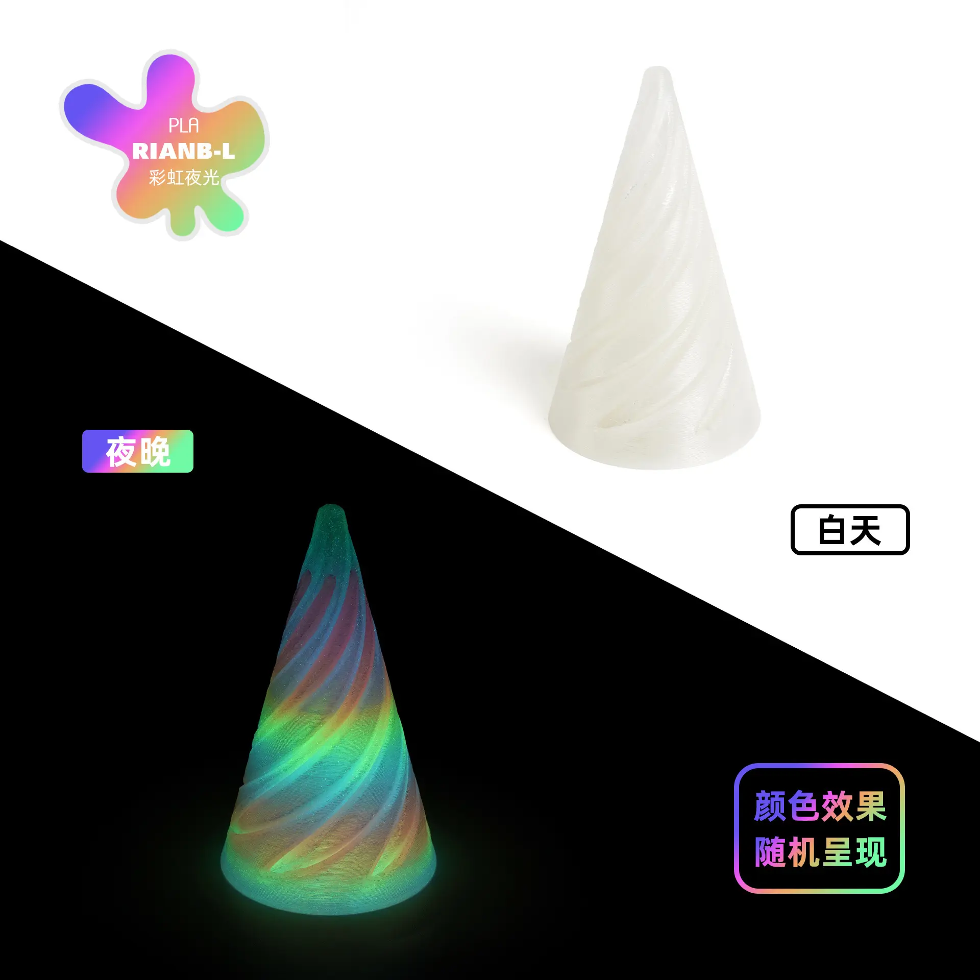 创意3d打印螺旋葫芦解压玩具推推乐指尖陀螺旋涡礼物创意解压玩具 - 图1