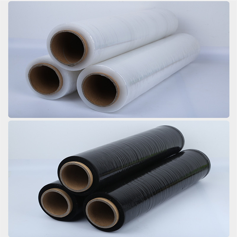 PE缠绕膜黑色拉伸膜物流加粘加厚蓝色透明包装膜宽50cm工业打包膜,淘宝优惠券,粉丝福利购,淘宝优惠卷