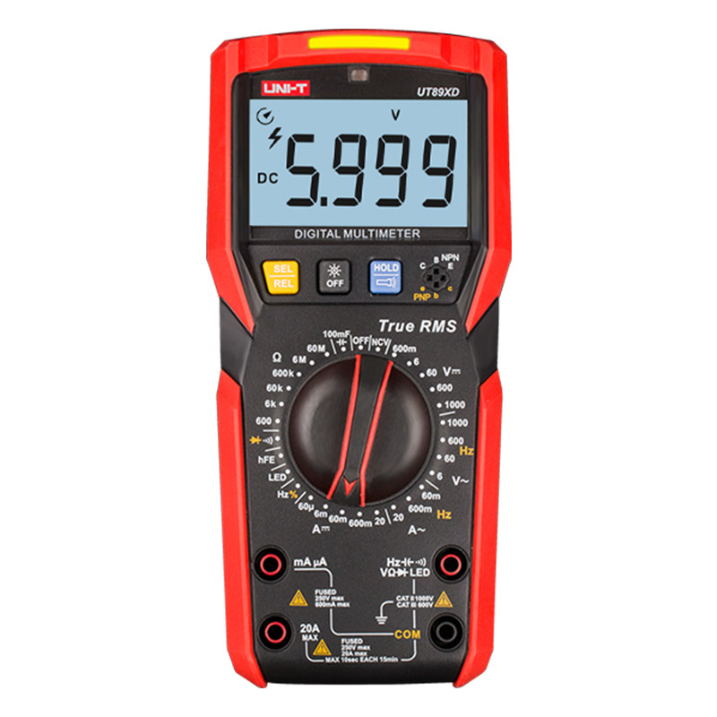 优利德数字高精度小型智能万用表 工控五金万用表