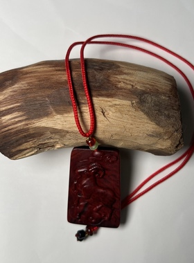 小叶紫檀木羊吊坠红木生肖羊挂件木质羊项链车挂钥匙扣红木檀木