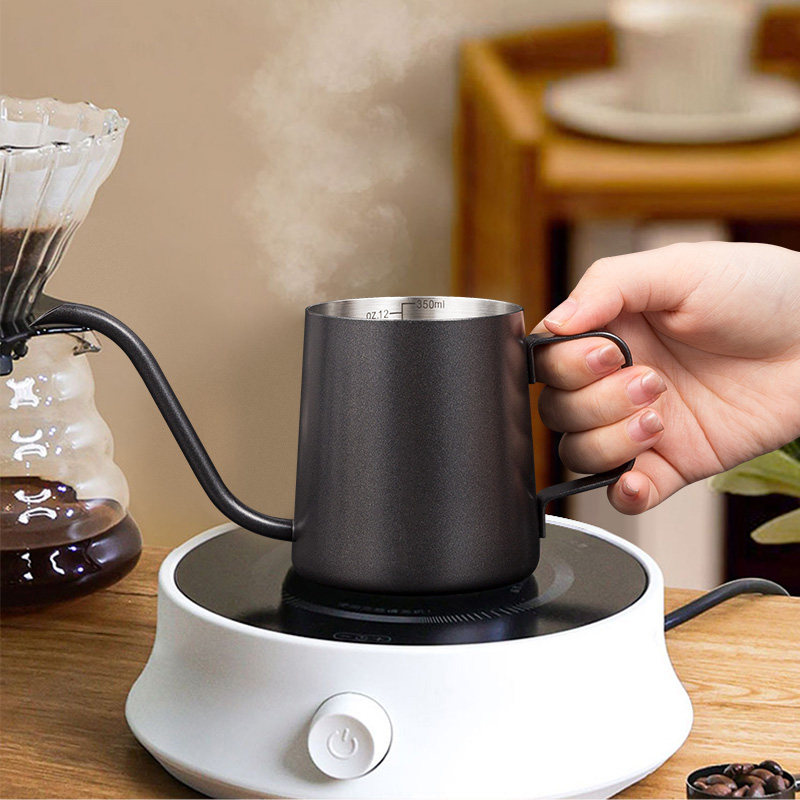 304不锈钢咖啡壶家用手冲壶咖啡机小型便携式带刻度手冲壶,淘宝优惠券,粉丝福利购,淘宝优惠卷