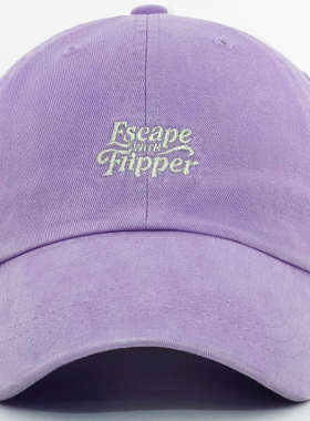 韩国Flipper刺绣字母棒球帽