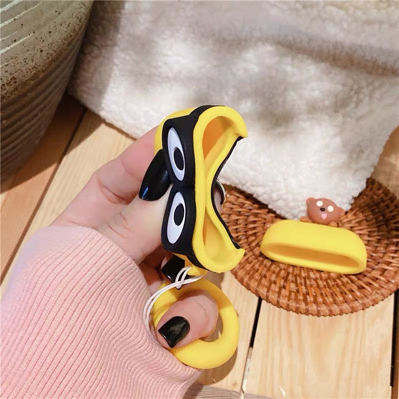 日韩卡通可爱萌大眼睛适用AirPodspro保护套1/2代硅胶软壳公仔苹果3代耳机包airpodspro2无线蓝牙防摔壳5代女,淘宝优惠券,粉丝福利购,淘宝优惠卷