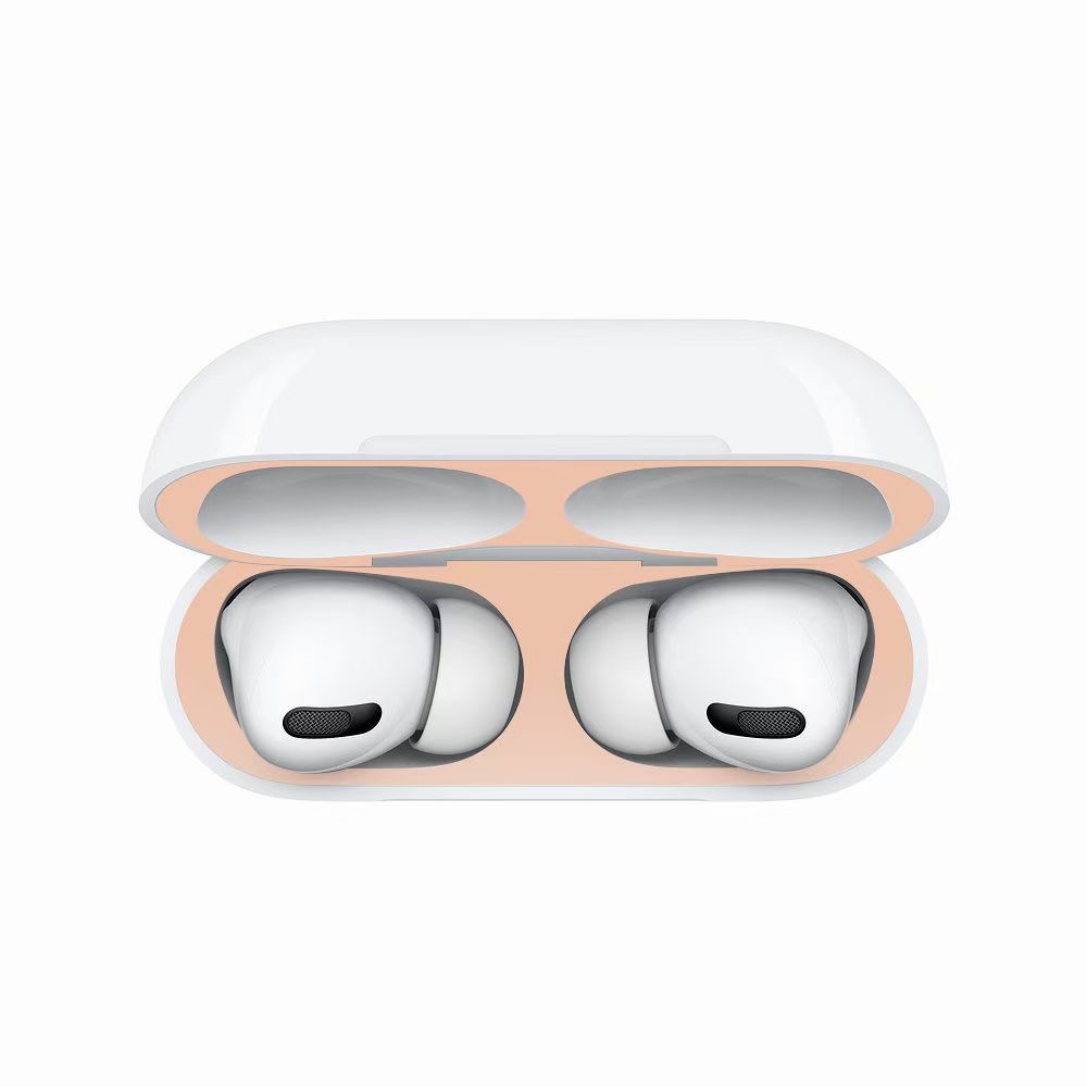 适用airpodsPro耳机防尘贴纸苹果蓝牙耳机AirPods2/3代防刮金属贴 - 图3