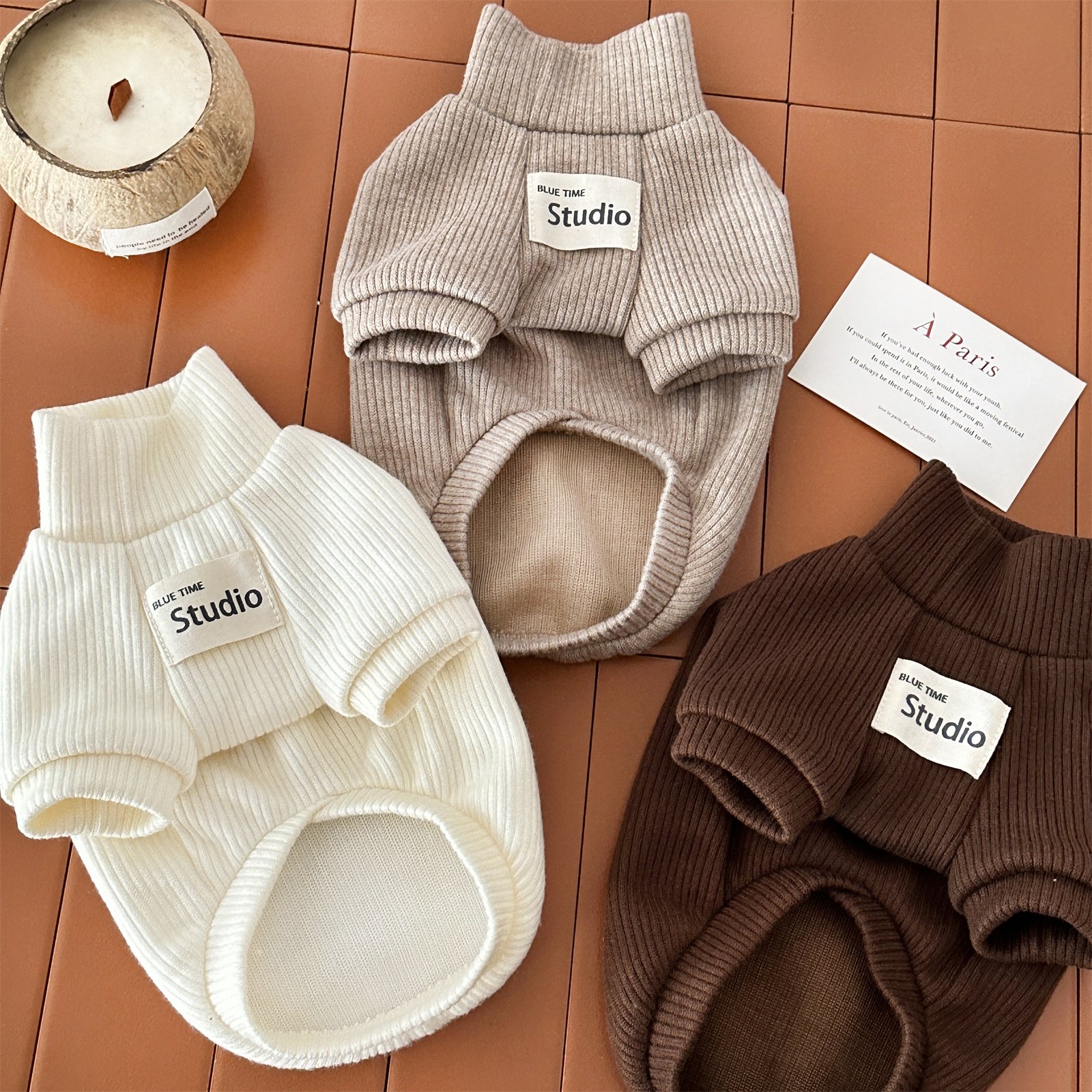 焦糖炒米！基础打底衫狗狗衣服宠物秋冬高领毛衣小猫内搭博美冬装,淘宝优惠券,粉丝福利购,淘宝优惠卷