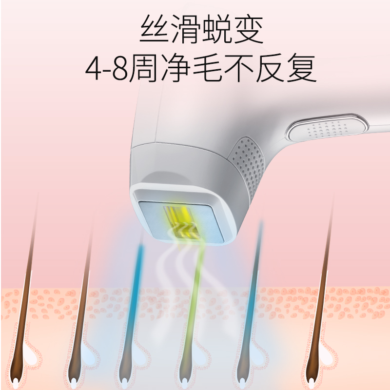 康佳沣泽专卖店康佳激光脱毛仪器家用全身无痛冰点脱毛器私处腋毛脸部光子脱毛机1