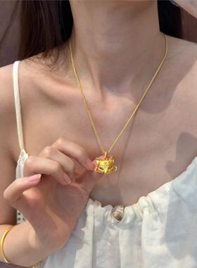 可爱卡通九尾狐狸面具吊