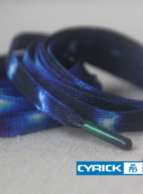 星空鞋带AJ1黑红脚趾彩勾银河鞋