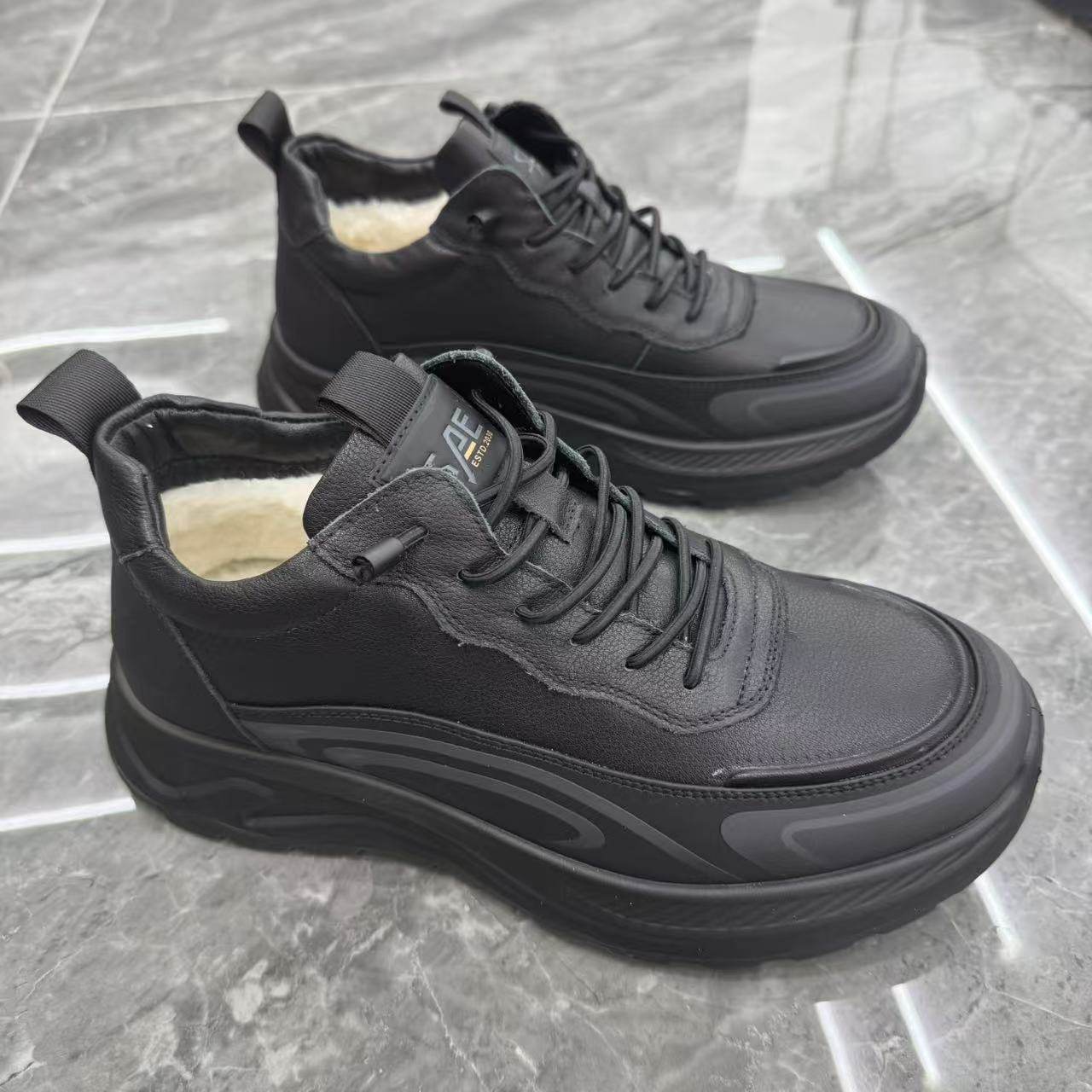 冬季新款真皮羊毛保暖加绒加厚皮毛一体东北大棉鞋运动休闲防滑鞋,淘宝优惠券,粉丝福利购,淘宝优惠卷