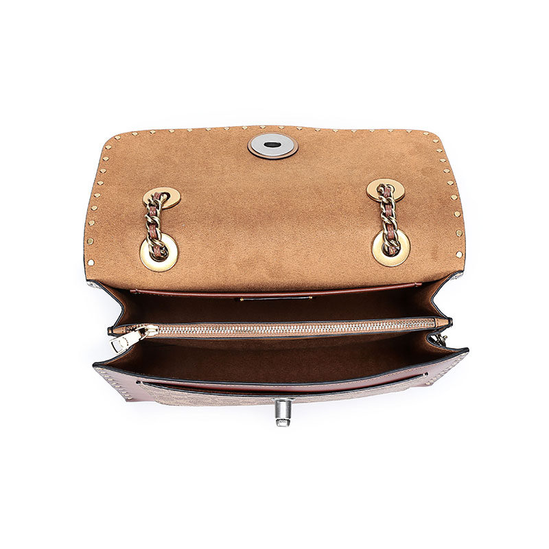 coach /蔻驰女士涂层山茶花单肩包 珍品网女士包袋