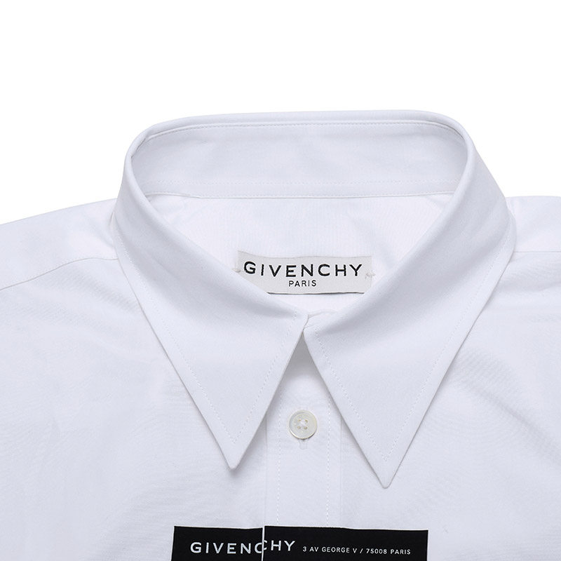 givenchy男士棉质长袖衬衫 珍品网衬衫