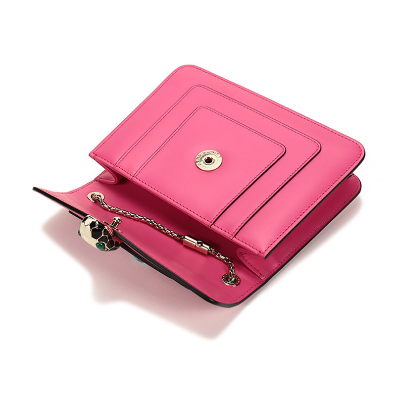 bvlgari /宝格丽女士牛皮斜挎包 珍品网女士包袋