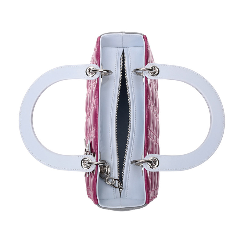 dior女士lady dior系列羊皮五格 珍品网女士包袋