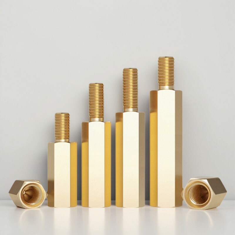 M4M5M6M8+4+6+8+10+单头六角铜柱螺柱支撑柱主板间隔柱阴阳隔离柱 - 图2