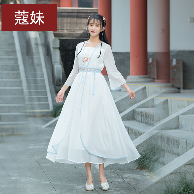 古装日常可穿亲子母女春夏改良汉服 蔻妹民族服装/舞台装