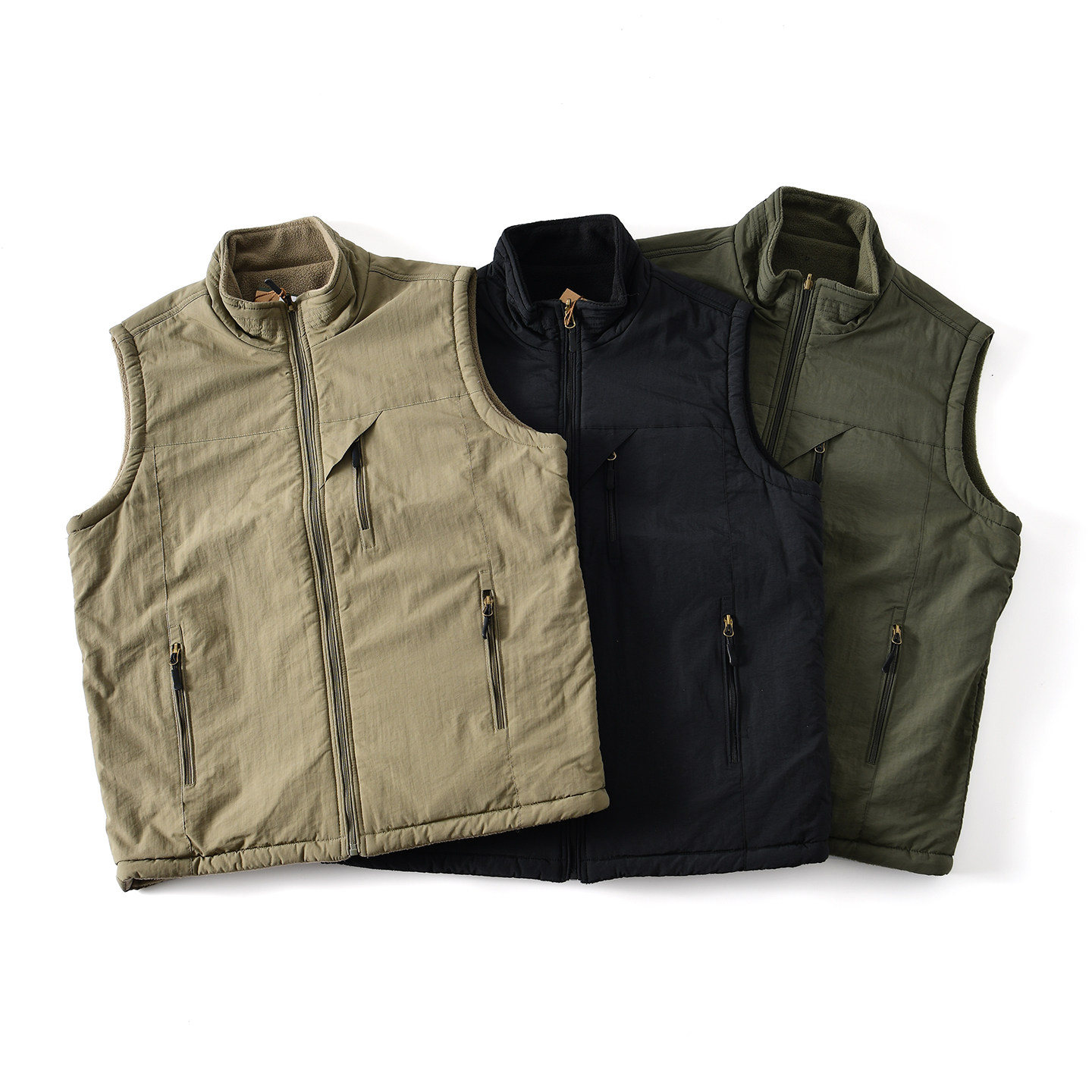 【户外机能~双面穿+防风防泼水】秋冬季男士加厚保暖立领工装马甲,淘宝优惠券,粉丝福利购,淘宝优惠卷