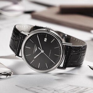 Longines浪琴 官方正品时尚系列男士机械表手表男瑞士腕表简约