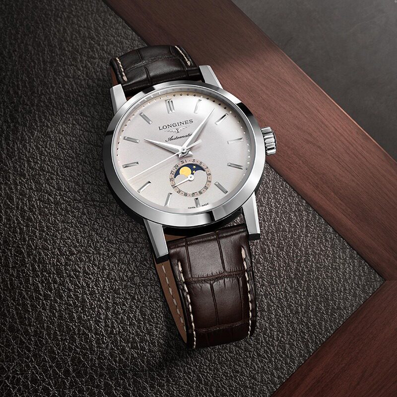 Longines浪琴官方正品1832系列男士机械表瑞士手表男腕表_虎窝淘