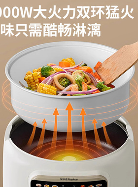 荣事达电蒸锅家用多功能三层