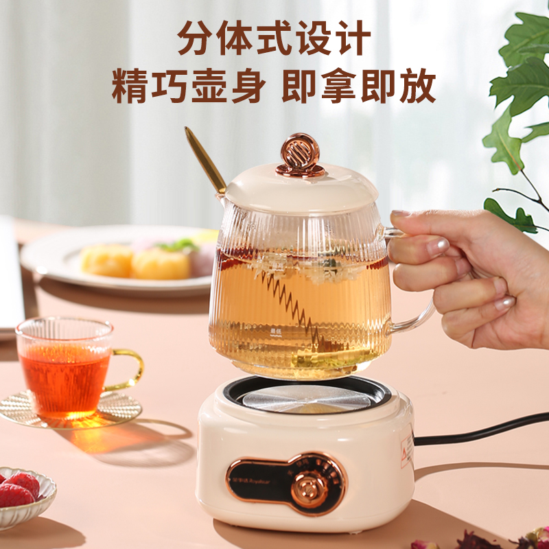 荣事达迷你养生壶办公室花茶煮茶器电热烧水壶小型容量一人用小号-图2