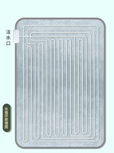 荣事达2023新款水暖毯电热毯家用水循环单人双人双控智能调温安全