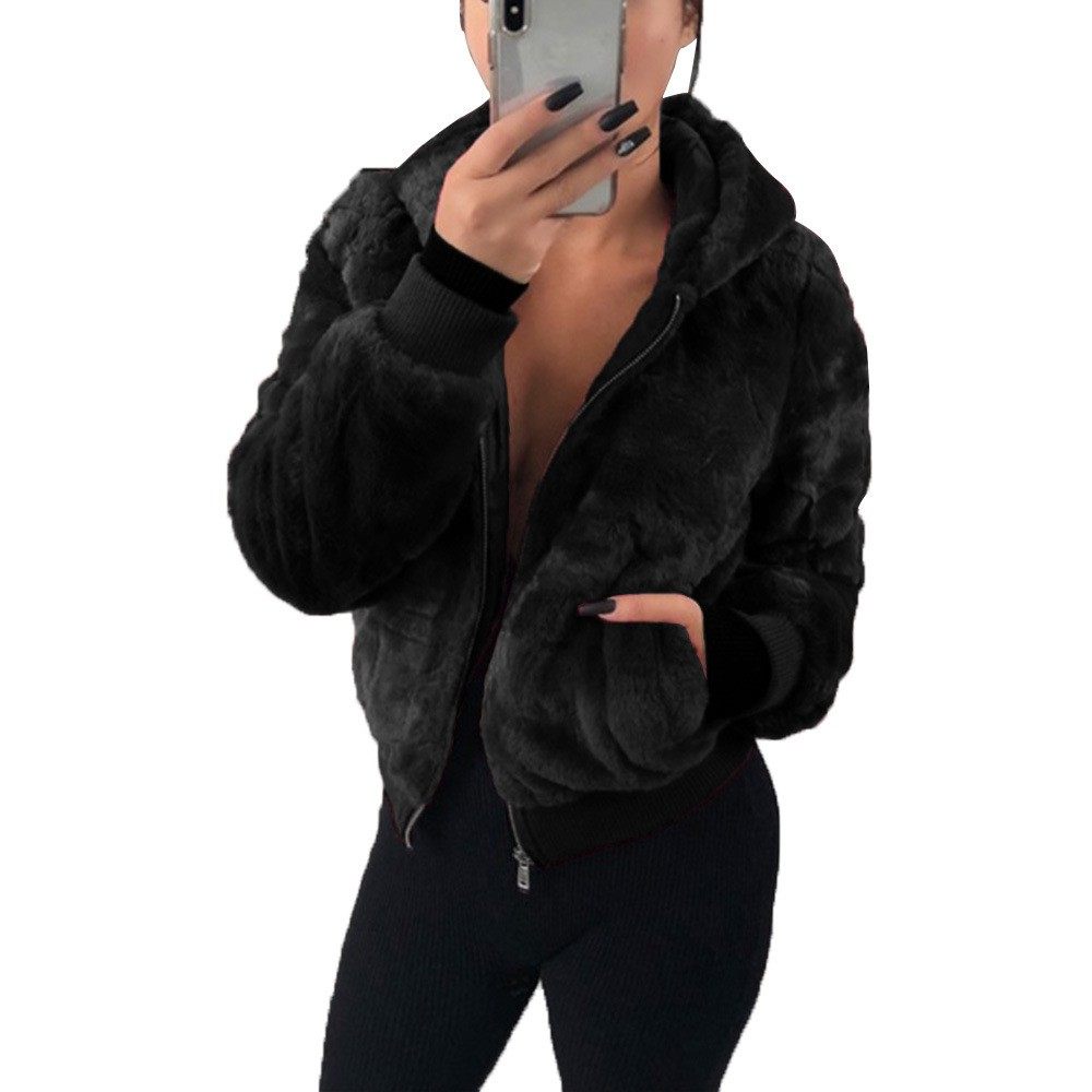 跨境外贸亚马逊欧美女装秋冬貂皮狐狸毛连帽皮草外套女,淘宝优惠券,粉丝福利购,淘宝优惠卷