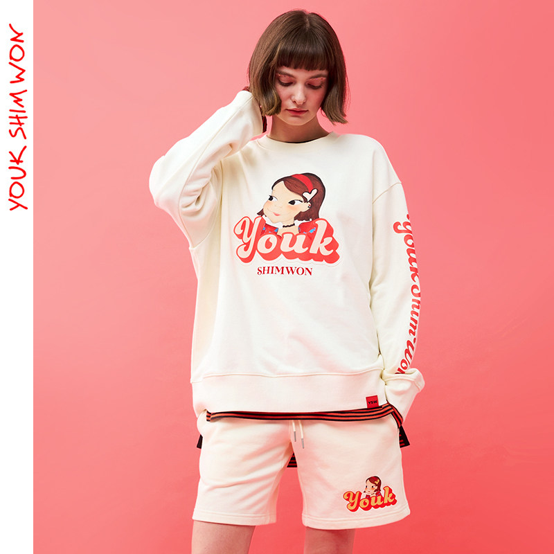 陆心媛女早秋款2021新款韩版卫衣 youkshimwon陆心媛卫衣/绒衫