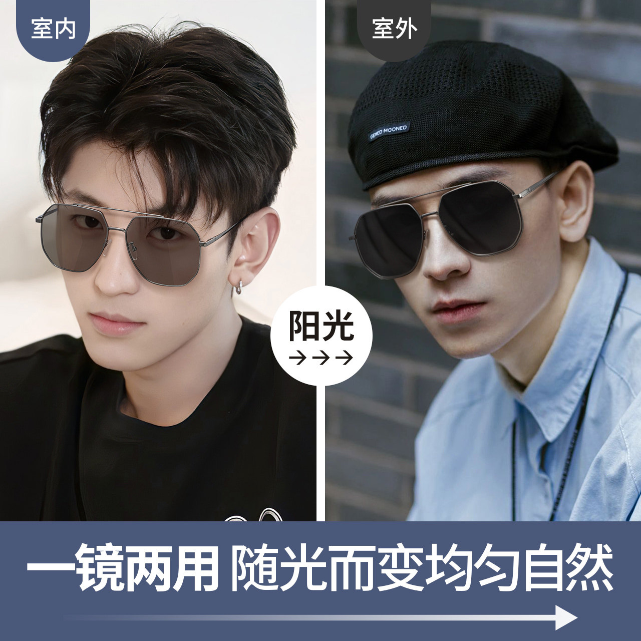 镜音太阳男士开车眼睛司机强光墨镜 colorein眼镜太阳眼镜